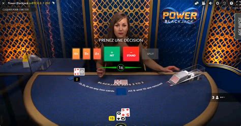 Rules of Power Blackjack Live by Evolution .